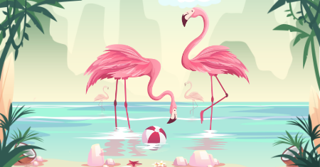 Festa Tema Flamingo