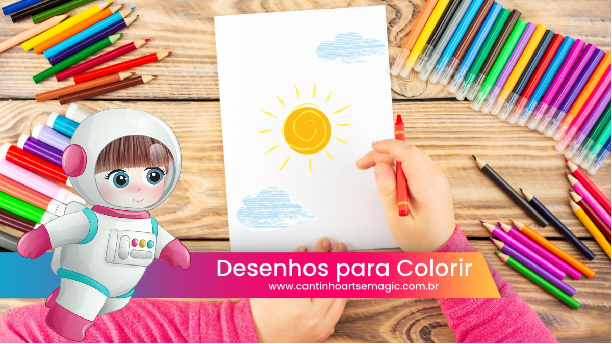 Astronauta-menina-para-colorir